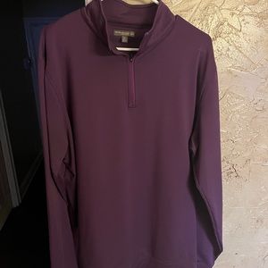Peter Millar Golf Pullover Purple XL